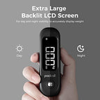 Digital Luggage Scale for Travel (Black)