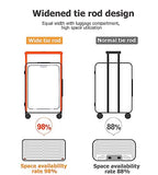 Aluminum Frame Wide Handle PC Carry On Luggage (Pro-silver-brwon / 20in)