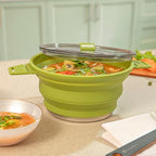 2.5L Green Silicone Collapsible Pot (20 Count / Pot)