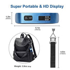 Digital Luggage Scale (Blue)