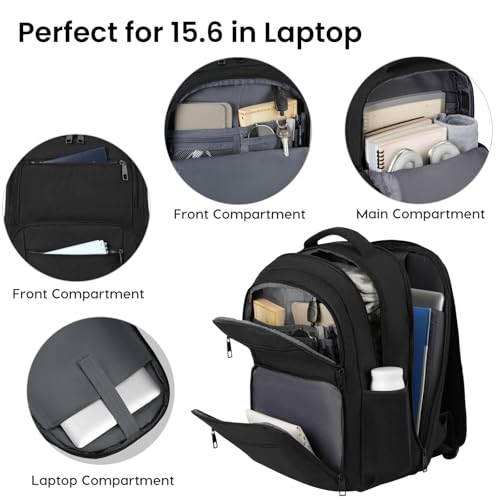 Backpack for Men (Black / 17.3 Inch)