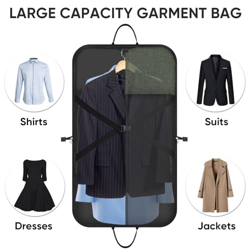 Garment Bags for Travel (Green / 42")