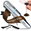 Mini Cordless Split End Hair Trimmer for Dry (Blue / AAA Battery-Powered)