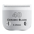 40# Detachable Pet Dog Grooming Clipper Ceramic Blade (Silvery-5)