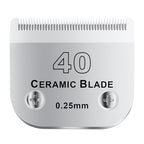 40# Detachable Pet Dog Grooming Clipper Ceramic Blade (Silvery-5)