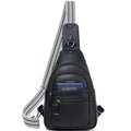 7L Sling Bag for Women Vegan Leather Crossbody Purse Chest Bags Fashionable Trendy Fanny Pack with Travel (7L / 7l-m-black)