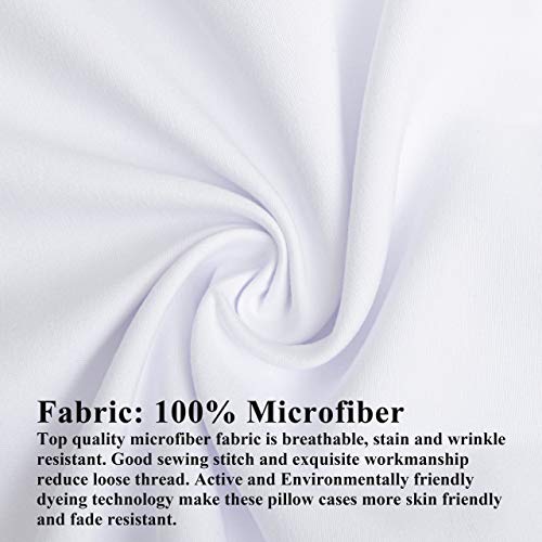Toddler Pillows with Pillowcases Set (White (Polyester) / 14x20 Inch (Pack of 2))