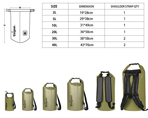 Dry Bag Waterproof (5L / Army Green)