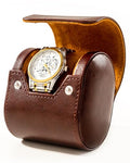 Single Watch Travel Case (Burgundy / 1 Watch Case)