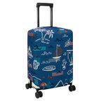 Travel Luggage Cover Suitcase Protector Fits 31 (Hawaii Beach / XL)