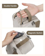 Travel Toiletry Bag for Men (L, Cream Beige / Large)