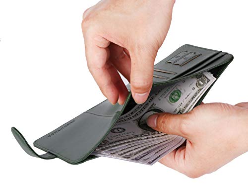Passport Holder Cover Wallet RFID Blocking (Atrovirens / Passport Covers)