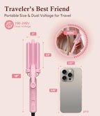 Mini Hair Waver (Sakura Pink)