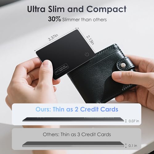 Wallet Tracker Card 2 Pack (2 pack / Dark Black)