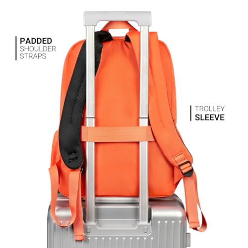 36L Backpack for College (Tangerine / 18.5 Inch)