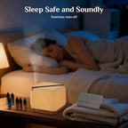 Essential Oil Diffuser for Home with Top 6 Essential Oil Sets (Golden)