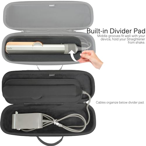 Hard Storage Case Compatible with dyson Airstrait Straightener