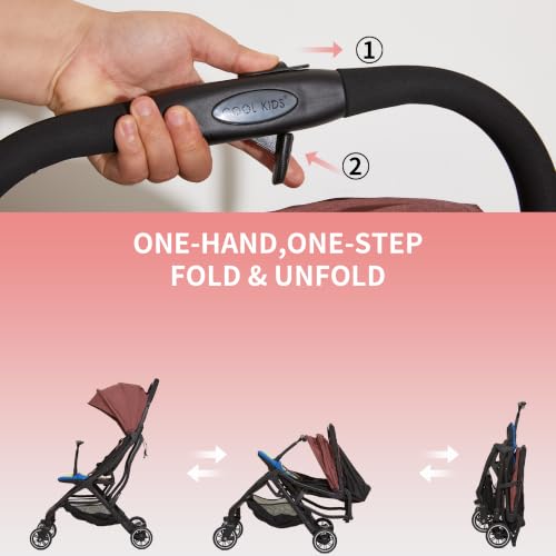 Superb Lightweight Travel Stroller (Brown)