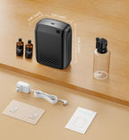 Waterless Essential Oil Diffuser with 2 x 100ML Oils (Black)