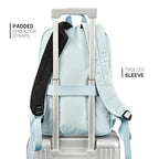 26L Backpack for College (Light Gray Blue / 16.5 Inch)