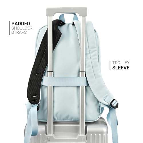 26L Backpack for College (Light Gray Blue / 16.5 Inch)