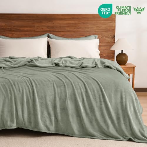 Fleece Blanket King 108"x90" (Seagrass / King(108" X 90"))