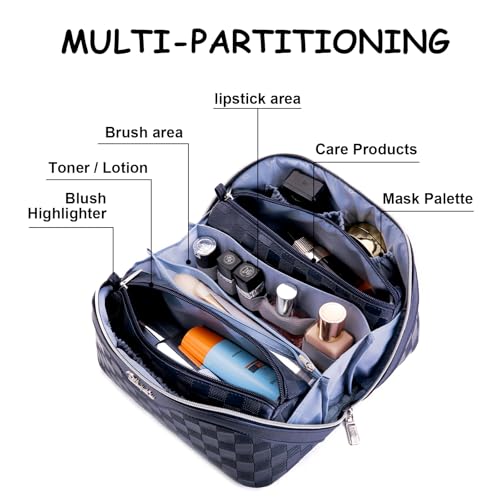 Travel Makeup Bag Organizer (01-G-Dark Blue)
