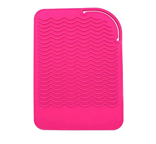 Heat Resistant Mat for Curling Iron (Pink)
