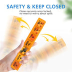 2 Pack Weekly Large Pill Organizer (Blue-orange)