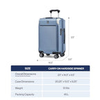 Platinum Elite Hardside Carry (Carry-on 21-Inch / Metallic Sand)