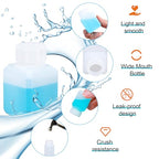 1oz Leak Proof Plastic Bottles with Caps (Translucent / 1oz)