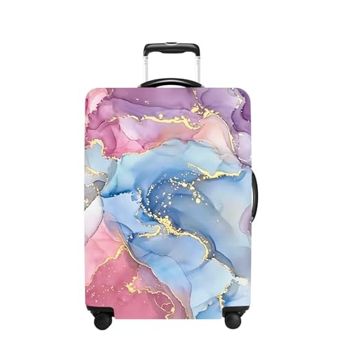 Pink Pattern Luggage Cover Washable Suitcase Protector Anti (Pink pattern / L(28-30inch suitcase))