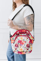 LunchTote Zippered Bag Insulated Neoprene Caddy (Blooming Bright / X-Large 6.5 Quart Lunch Tote)