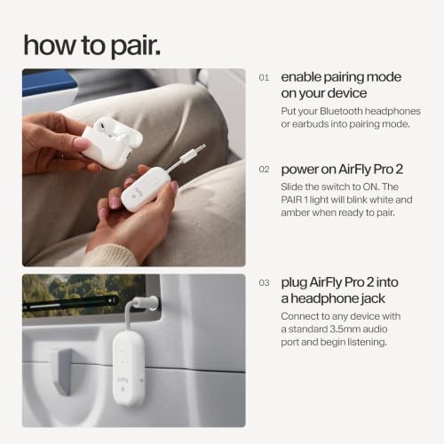 AirFly Pro 2 Bluetooth Adapter (White / AirFly Pro 2)