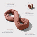 Infinity Pillow (Terracota)