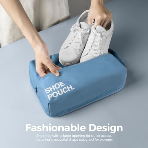 Stylish Shoe Bag for Travel (Dark Blue / Regular)