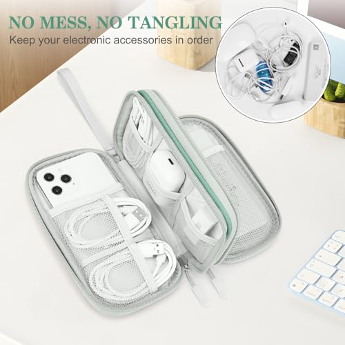 Electronic Organizer (7.5 x 4.3 x 2.2 inches / Green Quilted)