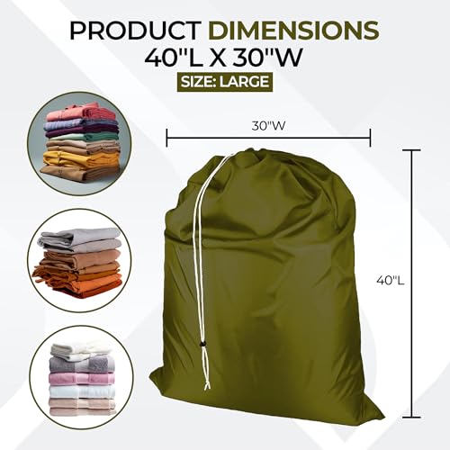 Jumbo 100% Heavy Nylon Laundry Bag (OLD GOLD)