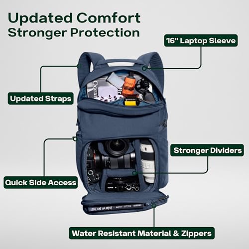 Jumper Compact Camera Backpack 2026 Edition (Moonlit Blue / 23L)