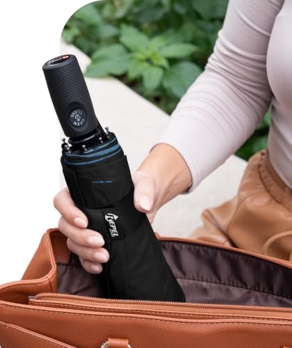 Repel Windproof Travel Umbrella (Blue Sky 1-Pack / Standard)