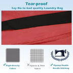 Heavy Duty Laundry Bag (Red / 41" x 28" x 1")
