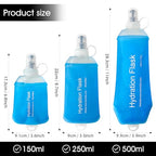 GYGYL Soft Flask (2Pcs 500ml Blue)