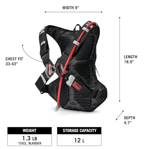 Moto Hydro Hydration Pack (12L Blue)