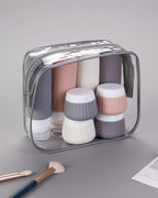 Travel Bottles for Toiletries 8 Pack (3 Ounces / RedRock)