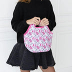 LunchTote Zippered Bag Insulated Neoprene Caddy (She Doesn't Even Ghost Here / Large 4.5 Quart Lunch Tote)