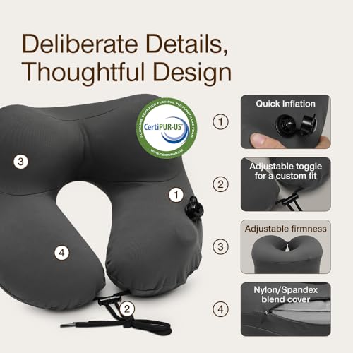 AirJustable Travel Neck Pillow