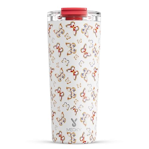 24 oz Insulated Travel Coffee Mug (Jewel Butterfly / 24 Ounces)