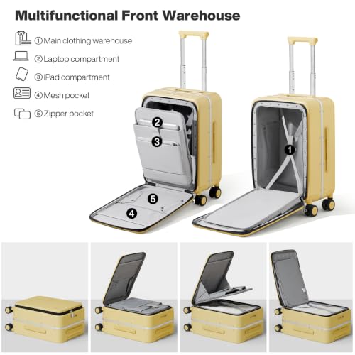 Carry On Luggage (Lark Yellow / 20-inch)