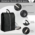 Shoe Bags for Travel (Black)