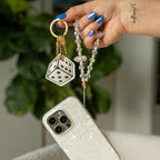 Keychain Case Compatible with Apple AirTag (Dice)